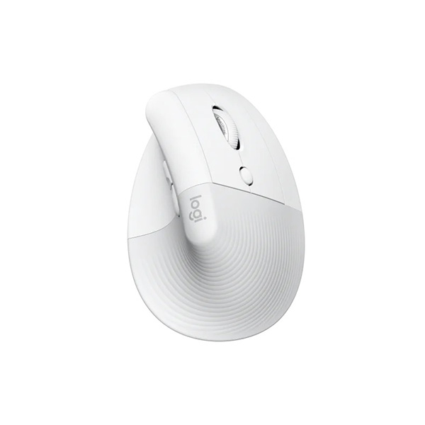Chuột không dây công thái học Logitech Lift Vertical Ergonomic (Bluetooth/Wireless/ Trắng)
