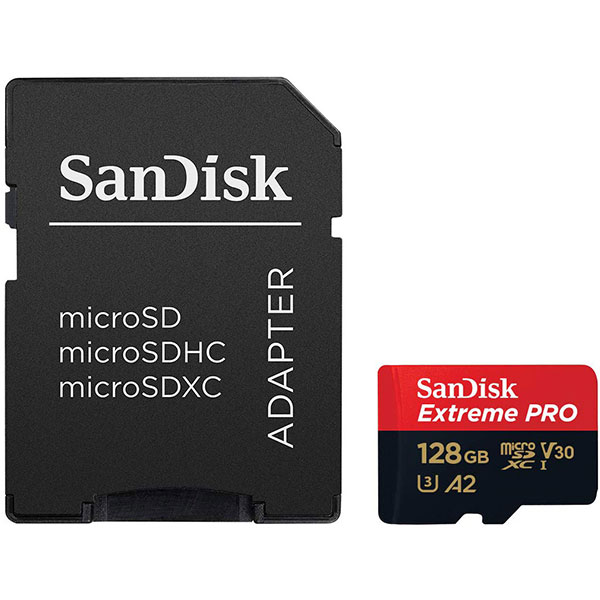 Thẻ nhớ Micro SD Sandisk SDXC Extreme Pro V30 128Gb (R/W: 200/90MB/s)