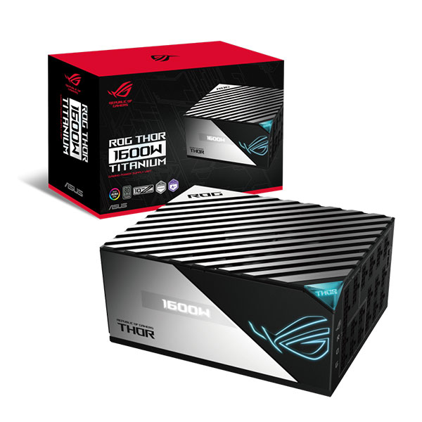 Nguồn máy tính Asus ROG THOR 1600T 1600w Titanium (80 Plus Platinum/ Full-Modular/ ATX/ Đen) Nguồn máy tính Asus ROG THOR 1600T 1600w Titanium (80 Plus Platinum/ Full-Modular/ ATX/ Đen)