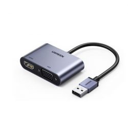 Cáp chuyển Ugreen 20518 USB 3.0 sang HDMI và VGA