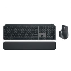 Bộ bàn phím chuột không dây Logitech MX Key S Combo (Bluetooth/Wireless/ Pin sạc/ Đen)