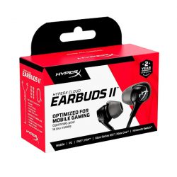 Tai nghe có dây Gaming HP HyperX Cloud Earbuds II Black 70N24AA