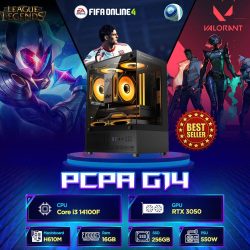 Máy tính PCPA G14 (i3 14100F/16GB/RTX 3050/550W)