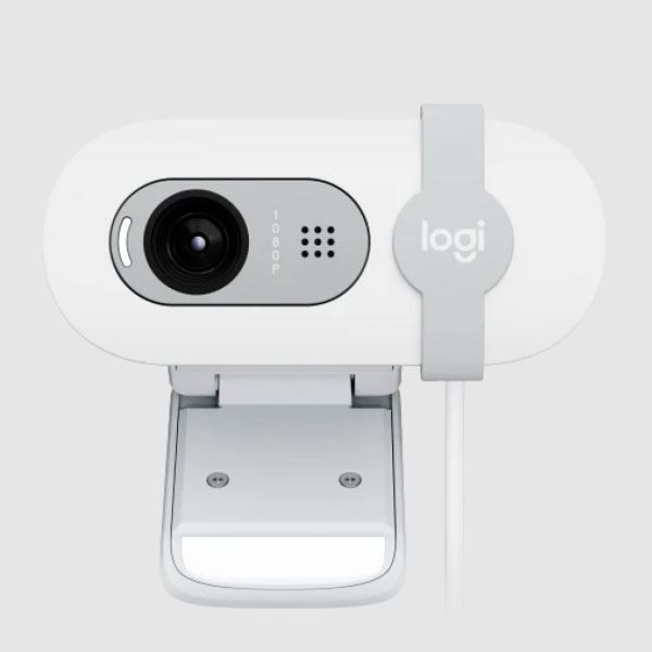 Webcam Logitech Brio 100 1080p full HD- Màu trắng