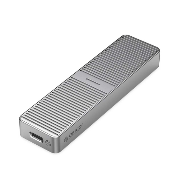 Hộp đựng ổ cứng Orico M222C3-G2-BP M2 NVME Type-C tốc độ 10Gbps Màu xám