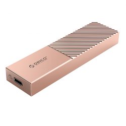 Hộp đựng ổ cứng Orico M206C3-G2-RG M2 NVME Type-C tốc độ 10Gbps Màu vàng đồng