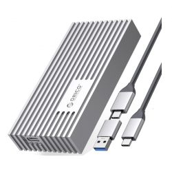 Hộp đựng ổ cứng Orico M234C3-U4-SV M2 NVME Type-C tốc độ 40Gbps Màu bạc