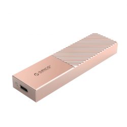 Hộp đựng ổ cứng Orico M205C3-BP-RG SSD M2 Sata Màu vàng đồng