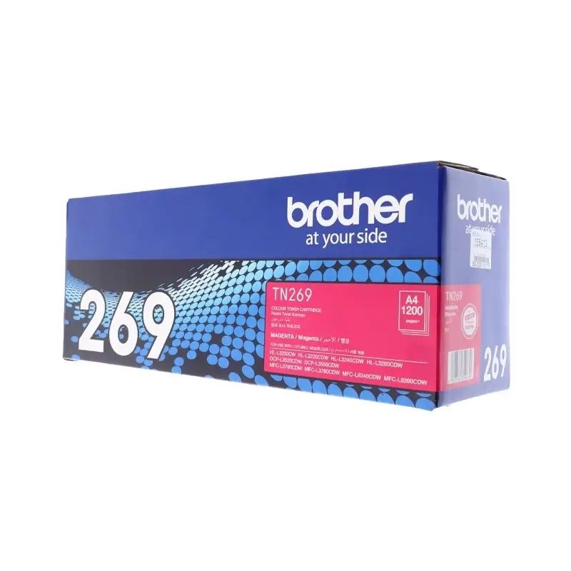 Mực in laser Brother TN269M (Dùng cho máy L3240CDW/L3280CDW/DCP-L3560CDW/MFC-L3760CD/L8340CDW) Mực in laser Brother TN269M (Dùng cho máy L3240CDW/L3280CDW/DCP-L3560CDW/MFC-L3760CD/L8340CDW)