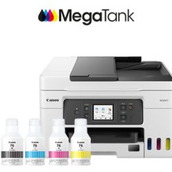 Máy in phun màu Canon MAXIFY GX4070 (A4/A5/ In/ Copy/ Scan/ Fax/ Đảo mặt/ ADF/ USB/ LAN/ WIFI)