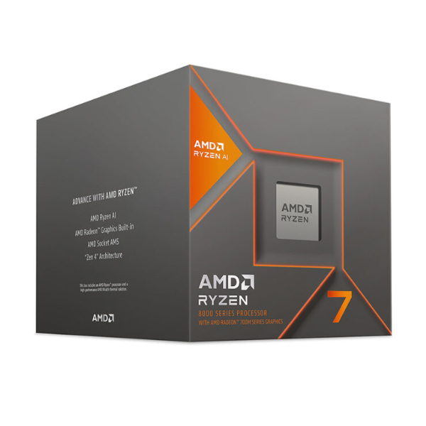 CPU AMD Ryzen 7 8700G (Socket AM5/ Base 4.2 Ghz/ Turbo 5.1GHz/ 8 Cores/ 16 Threads/ Cache 24MB) CPU AMD Ryzen 7 8700G (Socket AM5/ Base 4.2 Ghz/ Turbo 5.1GHz/ 8 Cores/ 16 Threads/ Cache 24MB)