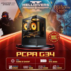Máy tính PCPA G34 (i5 12400F/16GB/RTX 3050 8Gb/550W)