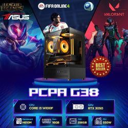 Máy tính PCPA G38 (i3 14100F/16GB/RTX 3050/550W)