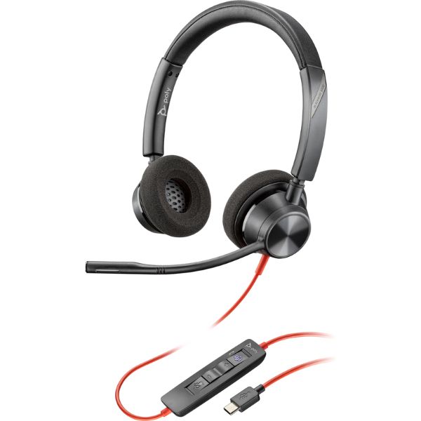 Tai nghe call center Poly Blackwire 3220 Stereo USB-C Headset +USB-C/A Adapter Tai nghe call center Poly Blackwire 3220 Stereo USB-C Headset +USB-C/A Adapter