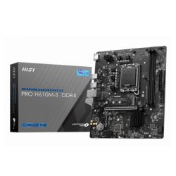 Mainboard MSI PRO H610M-S DDR4 (Intel H610/ Socket 1700/ M-ATX/ 2 khe ram)