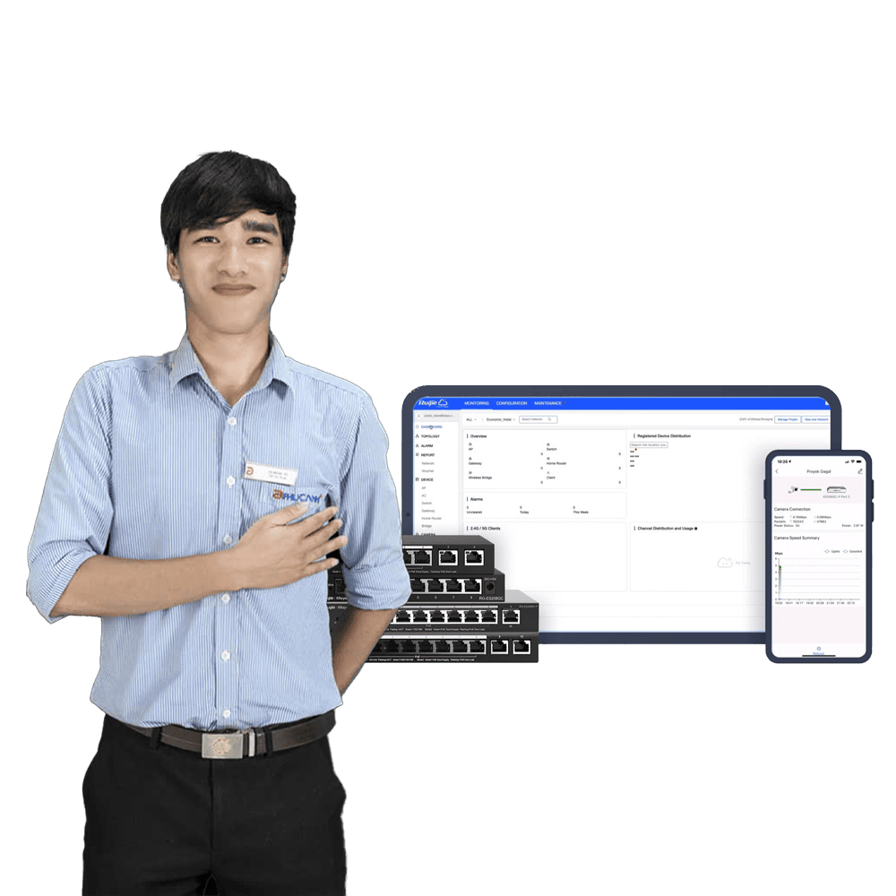 Dịch vụ cài đặt cấu hình thiết bị chia mạng thông minh (smart switch)