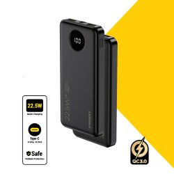 Pin sạc dự phòng Pisen 10.000 mAh Pro-Power Cube TS-D300 22.5W Màu đen