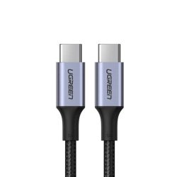 Cáp chuyển Ugreen 90120 USB Type C sang USB Type C dài 3m bọc dù hỗ trợ PD 100W