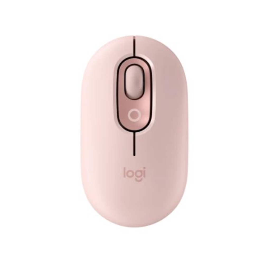 Chuột không dây Logitech POP Emoji (Bluetooth/Wireless/ Hồng)
