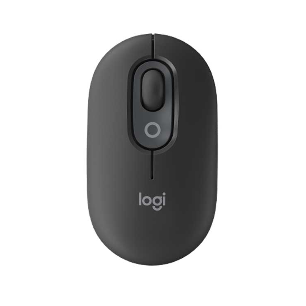 Chuột không dây Logitech POP Emoji (Bluetooth/Wireless/ Đen)