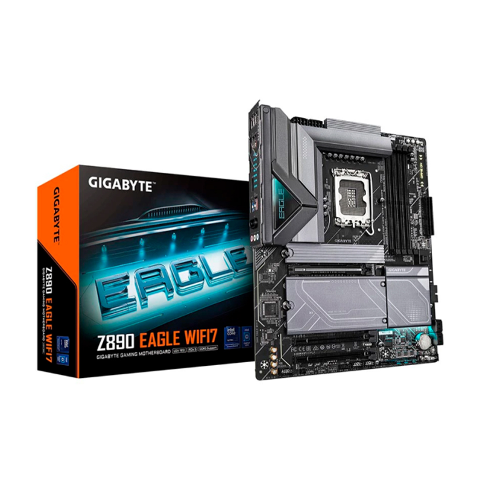 Mainboard Gigabyte Z890 EAGLE WIFI7 DDR5 (Intel Z890/ Socket 1851/ ATX/ 4 khe ram/ DDR5/ 2.5 Gigabit LAN) Mainboard Gigabyte Z890 EAGLE WIFI7 DDR5 (Intel Z890/ Socket 1851/ ATX/ 4 khe ram/ DDR5/ 2.5 Gigabit LAN)