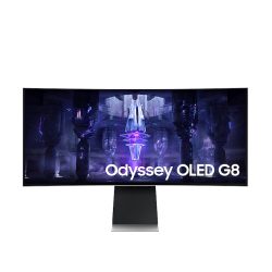 Màn hình cong gaming Samsung Odyssey G8 LS34DG850SEXXV (34Inch/ UWQHD (3440x1440)/ 0,03ms/ 175Hz/ 250cd/m2/ OLED)