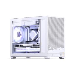 Vỏ máy tính JONSBO D32 STD White (Mini Tower/ Đen)