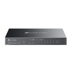 Switch TP-Link ES210GMP (Gigabit (1000Mbps)/ 10 Cổng/ 1 SFP/ 8 cổng PoE/ Vỏ kim loại)