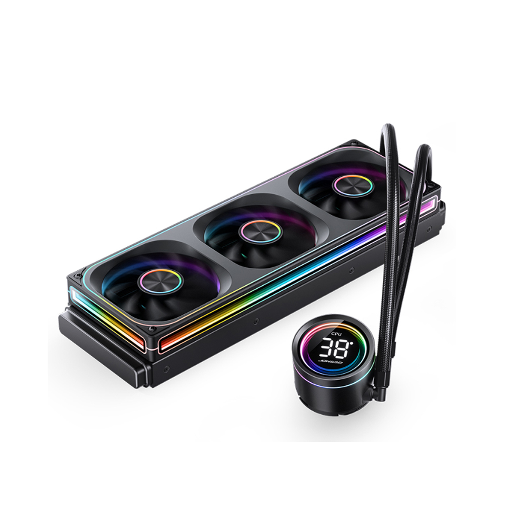 Tản nhiệt nước AIO JONSBO TH-360 Black (ARGB, Hiển Thị Nhiệt Độ) Tản nhiệt nước AIO JONSBO TH-360 Black (ARGB, Hiển Thị Nhiệt Độ)