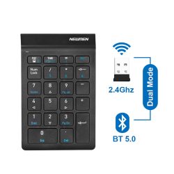 Bàn phím không dây Newmen TK-029s - Bàn phím số Numpad (Bluetooth/Wireless/ Đen)
