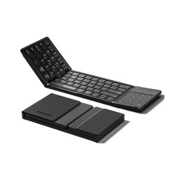 Bàn phím không dây Newmen BK66 Foldable (Bluetooth/ Pin sạc/ Đen)