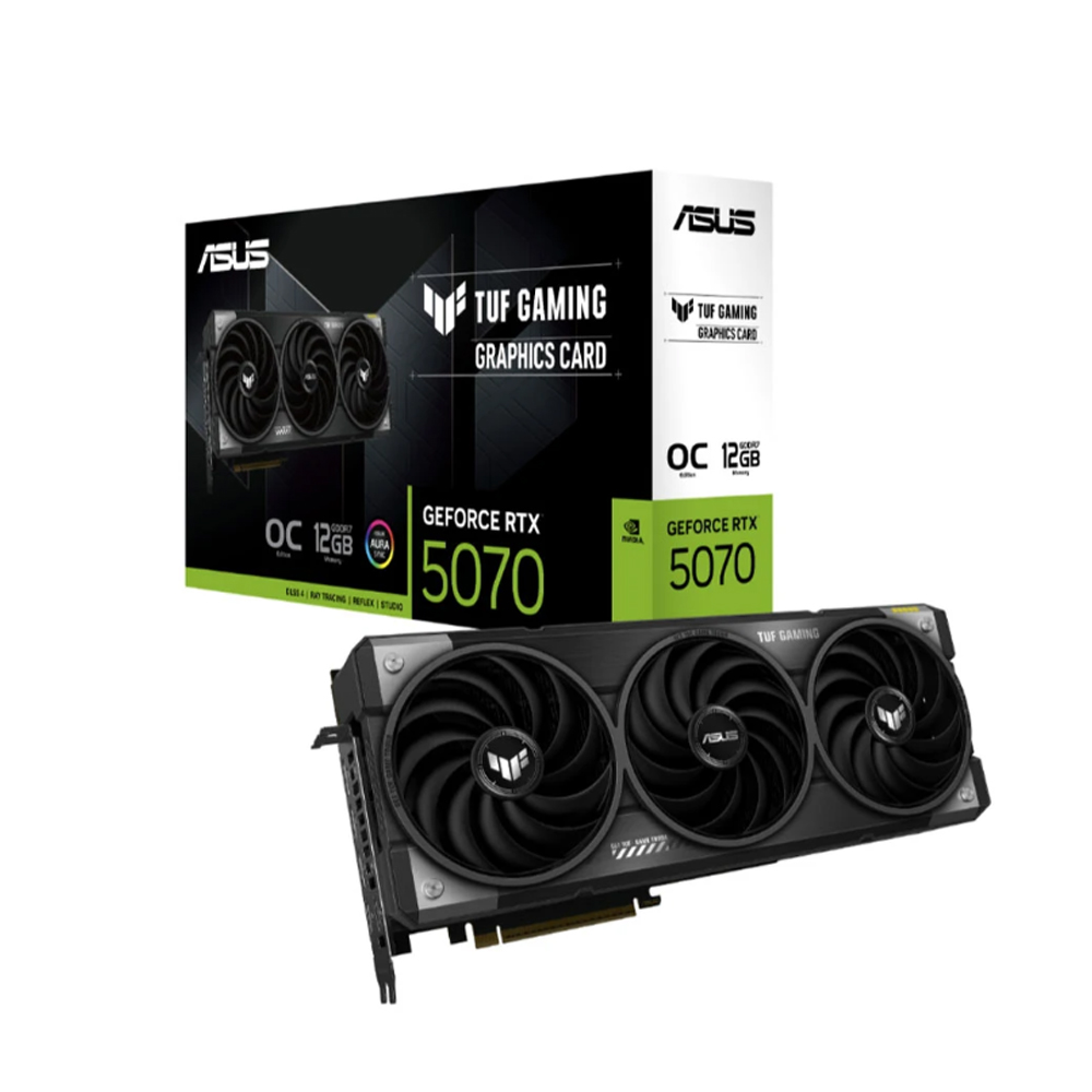 Card đồ họa Asus TUF Gaming GeForce RTX 5070 12GB OC Edition (GDDR7/ 192 bit)