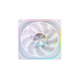 Quạt case JONSBO ZA-120WR White LED ARGB infinity REVERSE (Fan Ngược)