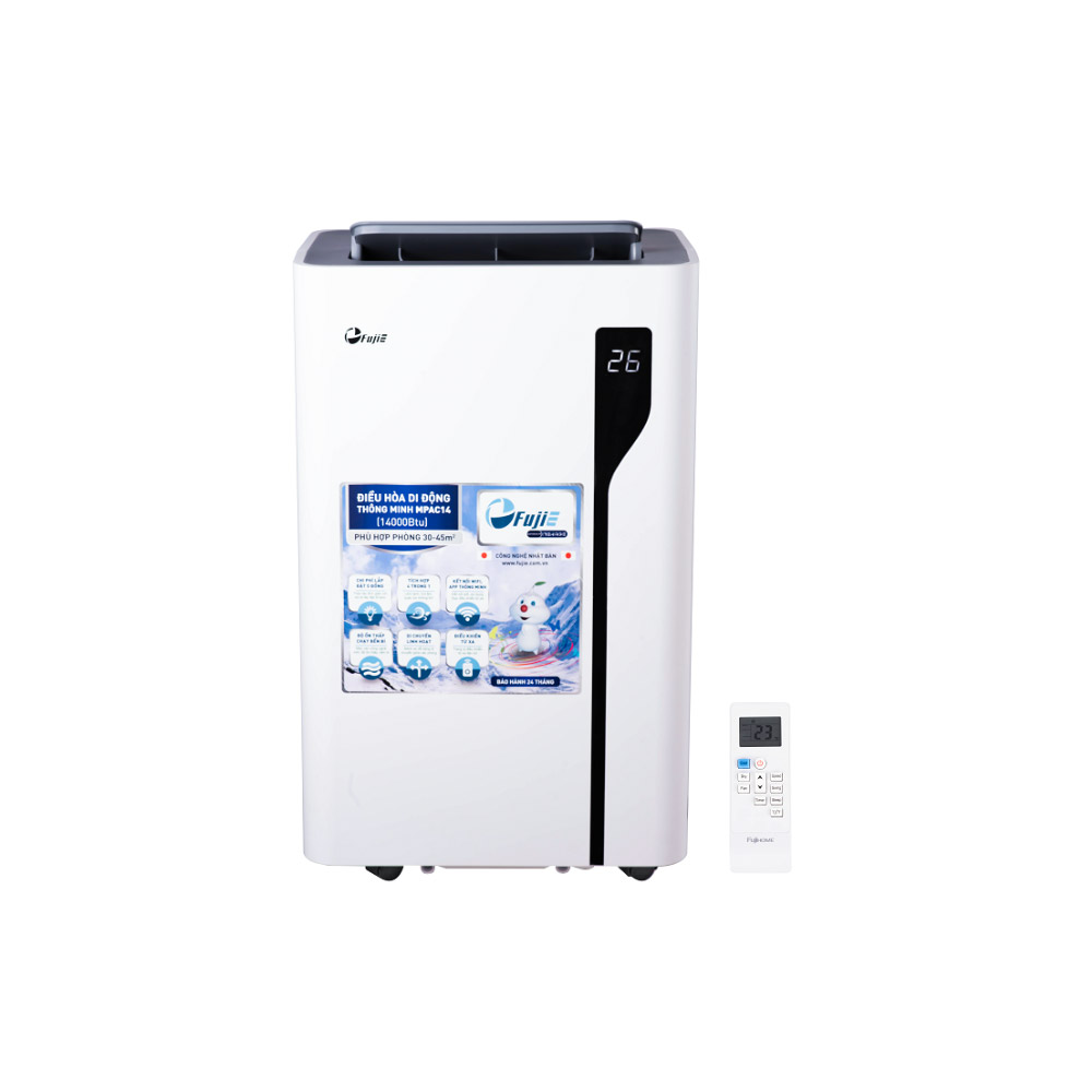 Điều hòa di động thông minh Fujie MPAC14 (1 chiều/ 14000 BTU)