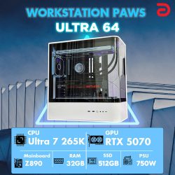 Máy tính PAWS Ultra 64 (Core Ultra 7 265K/Z890/32GB/RTX 5070)