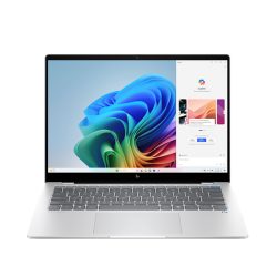 Laptop HP OmniBook X 14-fe1010QU B53KBPA (Snapdragon X Plus X1P-42-100/ 16GB/ 512GB SSD/ 14.0inch 2.2K Touch/ Win 11/ Office/ Silver/ Vỏ nhôm)