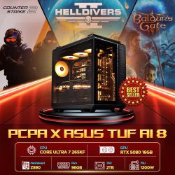Máy tính PCPA x Asus TUF AI 8- Core Ultra 7 265KF/64GB/RTX5080