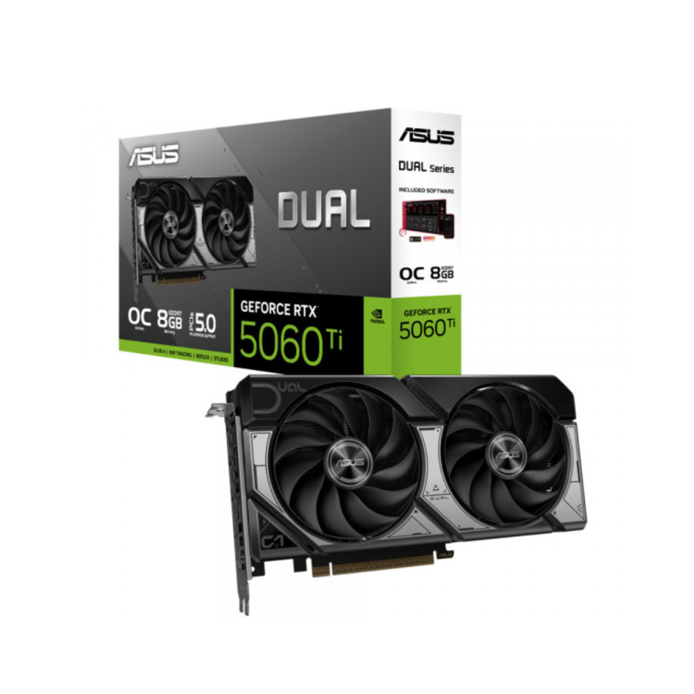 Card đồ họa Asus Dual GeForce RTX 5060 Ti 8GB GDDR7 OC Edition