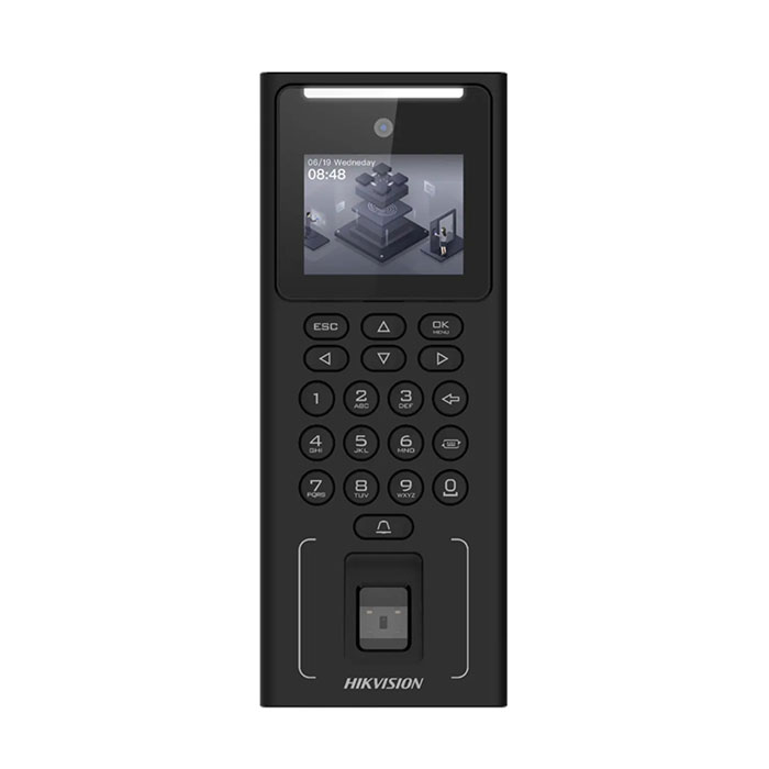 Máy chấm công Hikvision DS-K1T321MFWX (Vân tay + Thẻ + Khuôn mặt/ 150.000 Bản ghi/ Không dây)