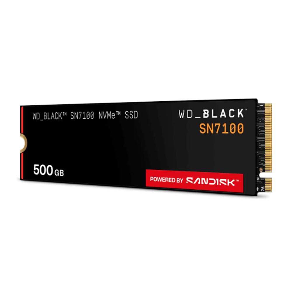 Ổ SSD Sandisk Black SN7100 WDS500G4X0E 500GB (NVMe PCIe/ Gen4x4 M2.2280/ 6800MB/s/ 5800MB/s)