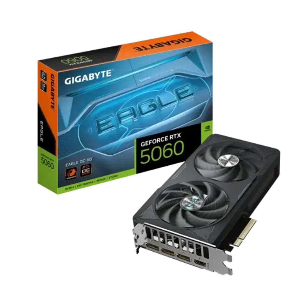 Card đồ họa Gigabyte GeForce RTX 5060 EAGLE OC 8G GDDR7 (N5060EAGLE OC-8GD)