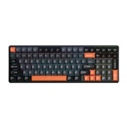 Bàn phím cơ Aula S100 đen+xám+cam Brown Switch