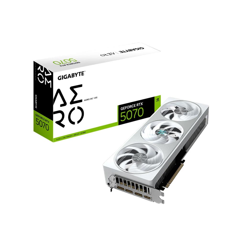 Card đồ họa Gigabyte GeForce RTX 5070 AERO OC 12G GDDR7 (N5070AERO OC-12GD) Card đồ họa Gigabyte GeForce RTX 5070 AERO OC 12G GDDR7 (N5070AERO OC-12GD)
