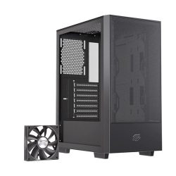 Vỏ máy tính EINAREX P100 Core Black (Mid Tower/ ATX/ Đen)