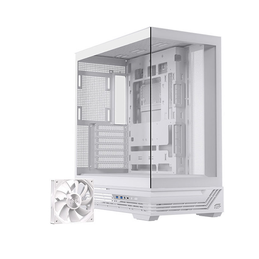 Vỏ máy tính EINAREX S800 Core White (Mid Tower/ ATX/ Trắng)