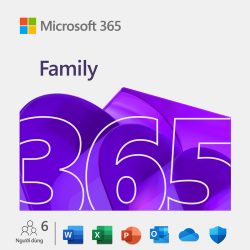 Phần mềm Office Microsoft 365 Family ESD EP2-36890 (6 người/ 5 thiết bị/ người/ 12 tháng)