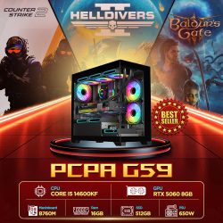 Máy tính PCPA G59 (i5 14600KF/16GB/RTX 5060 8Gb/650W)