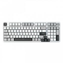 Bàn phím cơ không dây E-Dra EK398W Light Gray White Dark Gray Linear switch