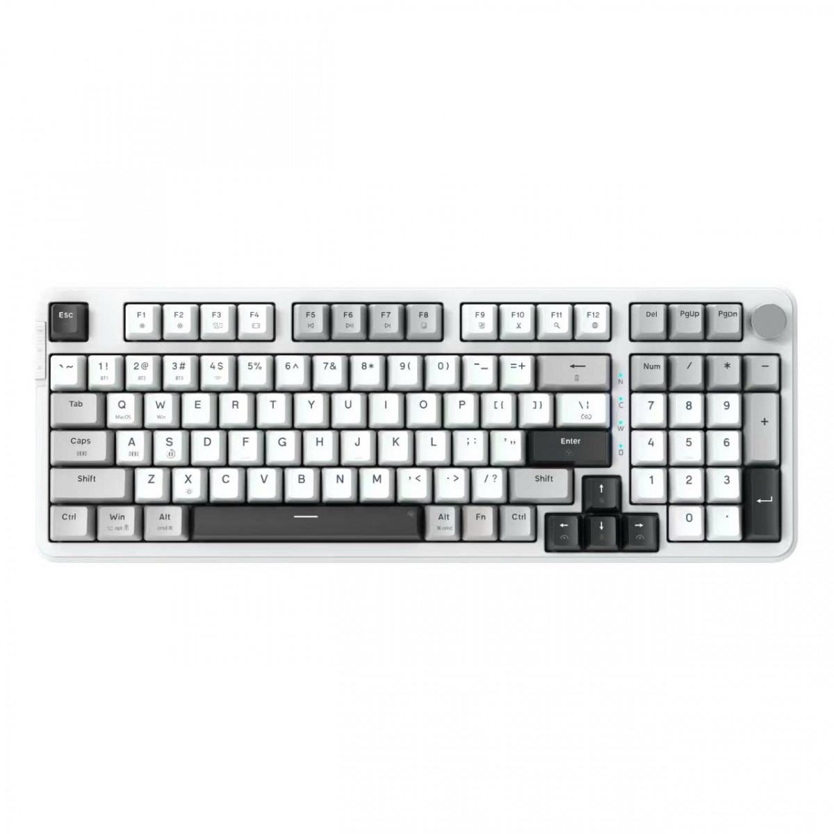 Bàn phím cơ không dây E-Dra EK398W Light Gray White Dark Gray Linear switch Bàn phím cơ không dây E-Dra EK398W Light Gray White Dark Gray Linear switch