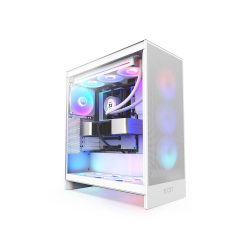 Vỏ máy tính NZXT H7 FLOW RGB ALL WHITE (2024)